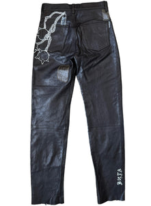 Tattoo Leather Pants #4