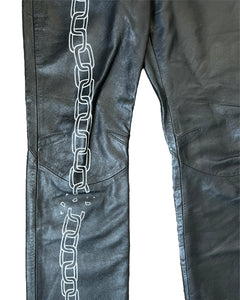 Tattoo Leather Pants #6