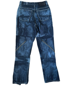 Wrap-Around Zipper Jeans