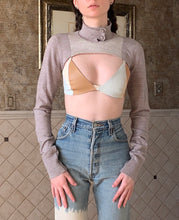 Load image into Gallery viewer, Patchwork Leather Bralette