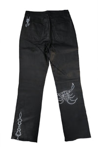 Tattoo Leather Pants  #2