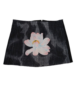 Leather Lotus Skirt