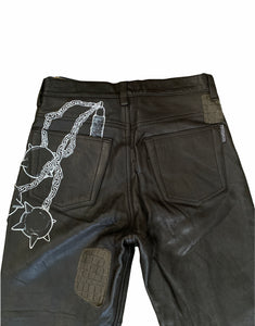 Tattoo Leather Pants #4